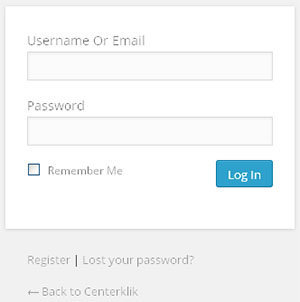 login wordpress with email
