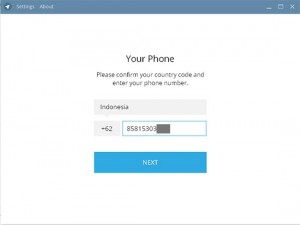 masukkan nomor telegram