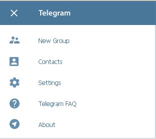 menu telegram web