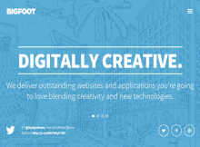 bigfoot free theme full slider free download