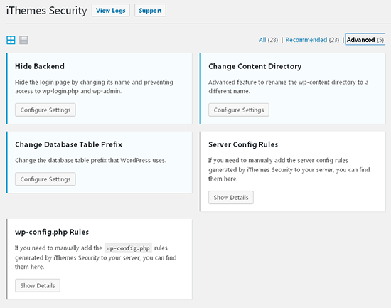 advanced-mode-ithemes-security