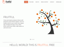 Fruitful theme wordpress responsive free download