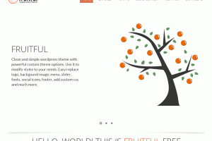 Fruitful theme wordpress responsive free download