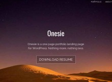 template onesie landing page responsive free download