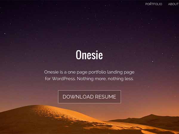 template onesie landing page responsive free download 