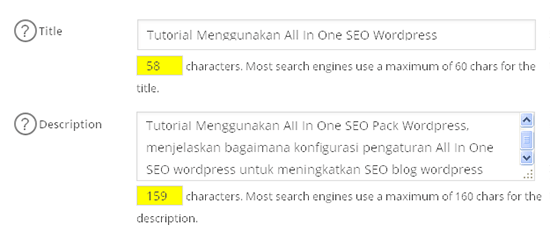 pengaturan All in One SEO post