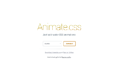 animate css 3 Libraries CSS Effects