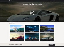download focus free wordpress theme for video sites