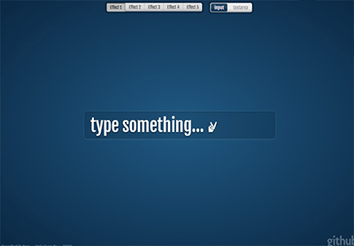 fancyinput Libraries CSS Effects