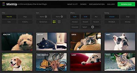 mixitup download plugin jQuery Terbaik