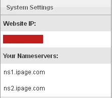 name server ipage