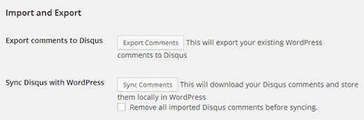 export comments to disqus