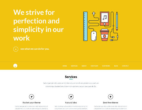 Theme wordpress best portfolio