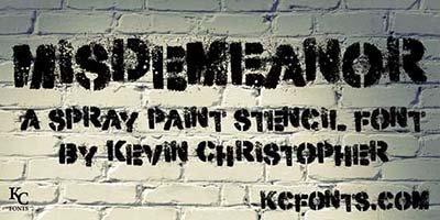 misdem font graffiti terbaik