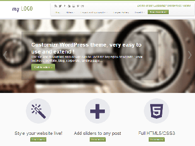Theme WordPress Customizr Responsive Free