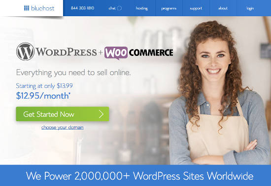 WooCommerce Hosting Bluehost
