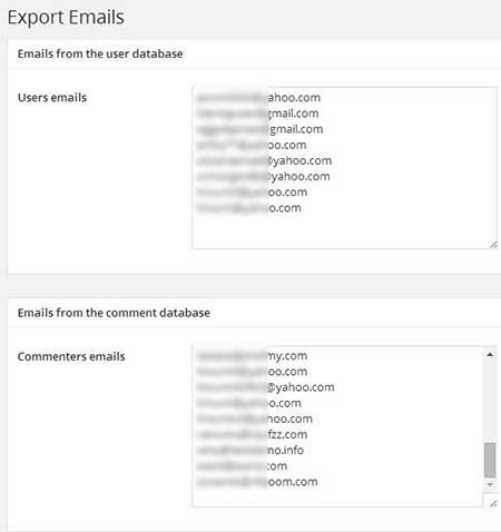 export-emails-plugin tutorials