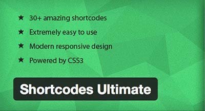 shortcodes-ultimate plugin shortcode WordPress