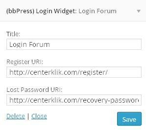 login bbpress forum wordpress