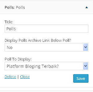 widget poll