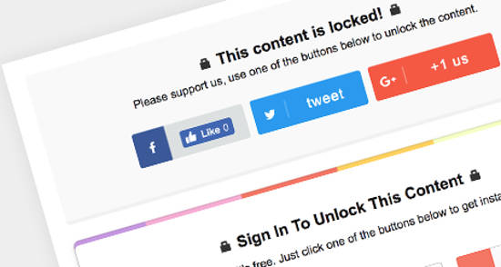 Content Locker WordPress