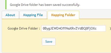 google drive mapping folder