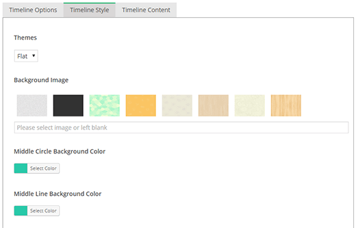 timeline-style wordpress