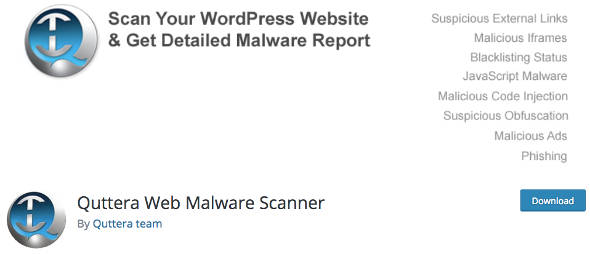 Antivirus scan protected WordPress