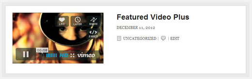 featured video plus plugin