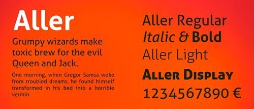 webfonts google aller