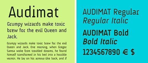 webfonts google audimat
