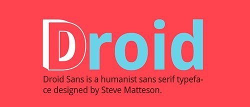webfonts google droid
