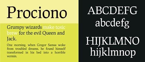 webfonts google prociono