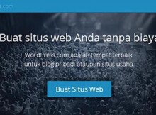 membuat blog gratis wordpress