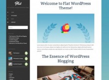 theme wordpress flat responsive