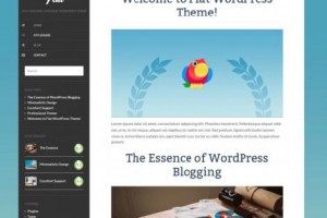 theme wordpress flat responsive