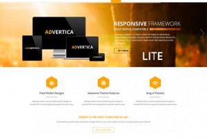 theme wordpress advertica responsive free