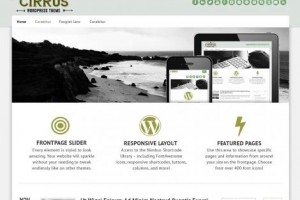 theme wordpress cirrus responsive gratis