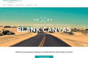 theme wordpress simple business free