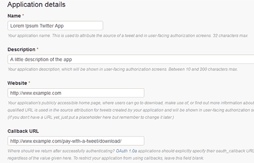 devtwitter-appform app