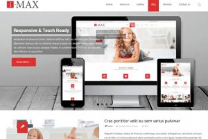 theme wordpress i-max responsive free