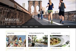 theme wordpress masonic free