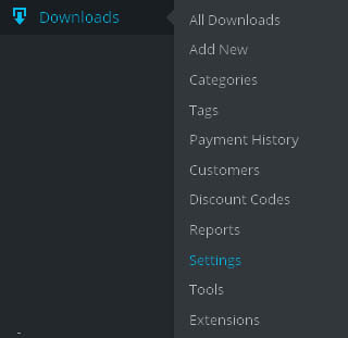 menu settings easy toko digital download