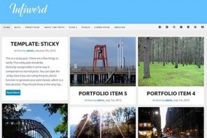 theme wordpress infiword responsive free