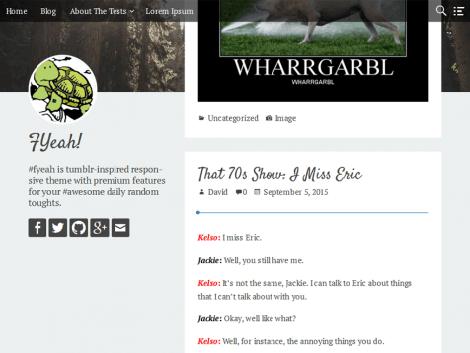 fyeah wordpress theme responsive free