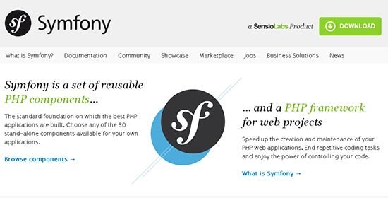 symfony framework terbaik