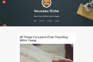 theme wordpress Nouveau Riche for blog