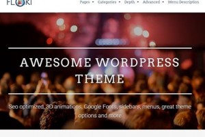 theme wordpress floki responsive free