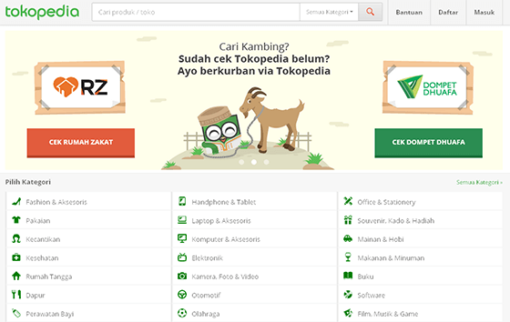 toko online tokopedia