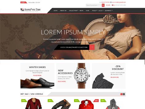 Theme WordPress AccessPress Store Responsive Free